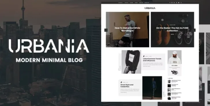 Urbania – Modern Minimal WordPress Blog