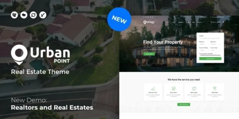 UrbanPoint – House Selling & Rental WordPress Theme