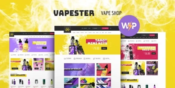 Vapester | Cigarette Store & Vape Shop WooCommerce Theme