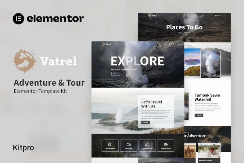 Vatrel – Adventure & Tour Elementor Template