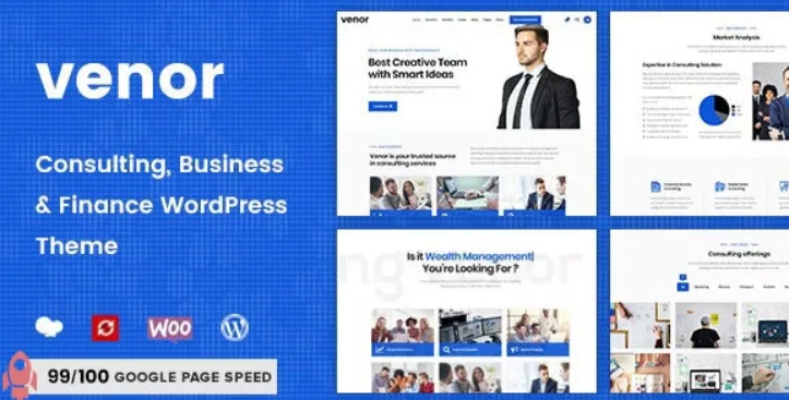 Venor – Business Consulting WordPress Theme