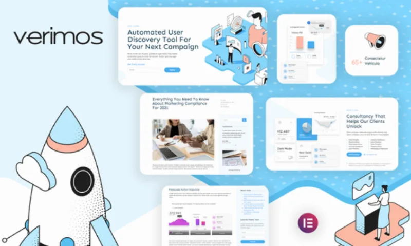 Verimos – Tech Startup & Digital Company Template