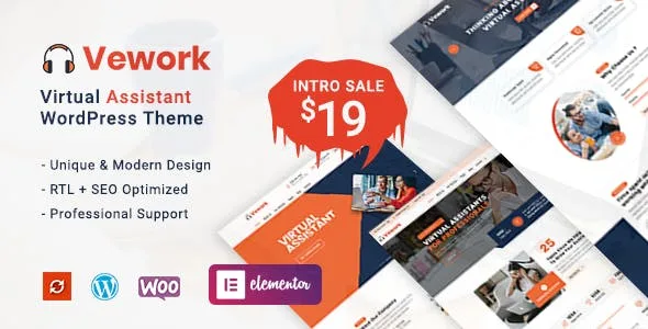 Vework1.0–VirtualAssistantWordPressTheme