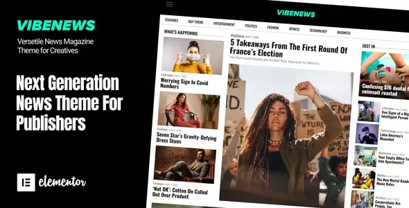 Vibenews Digital News Magazine AMP Theme