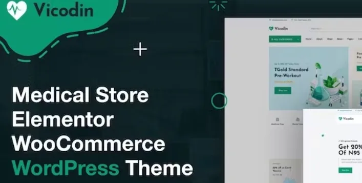 Vicodin – Medical Store WordPress Theme
