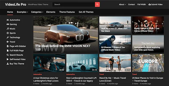 VideoLife Pro Theme