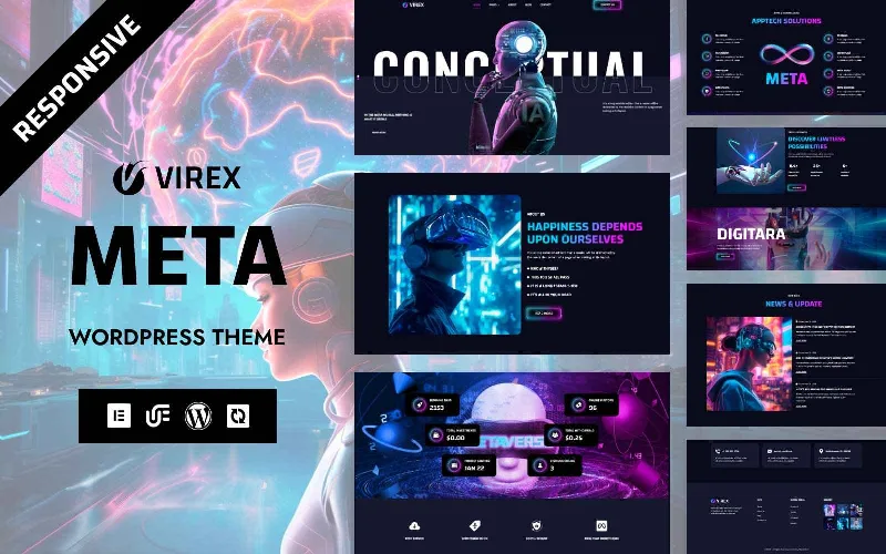 Virex - AI-Powered Business And Technology WordPress Theme