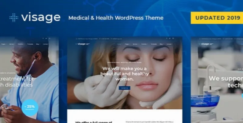 Visage – Medical & Health WordPress Theme