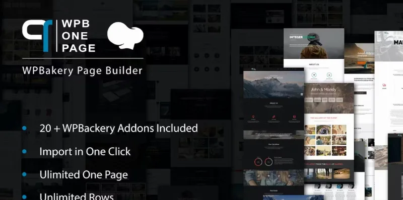 Visual Composer One Page Builder