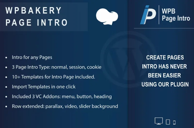 Visual Composer Page Intro