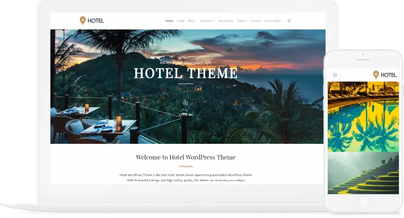 VisualModo – Hotel WordPress Theme