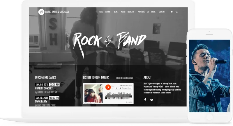 VisualModo – Music WordPress Theme