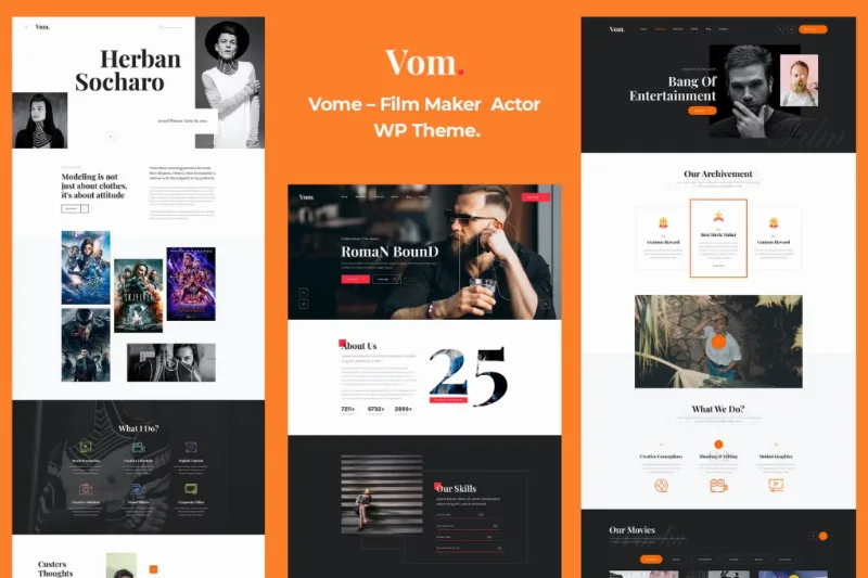 Vome – Film Studio Movie Producti WordPress Theme