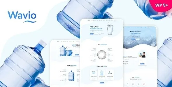 Wavio – Bottled Water Delivery WordPress Theme
