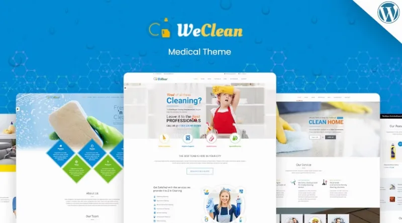 We Clean – Cleaning WordPress