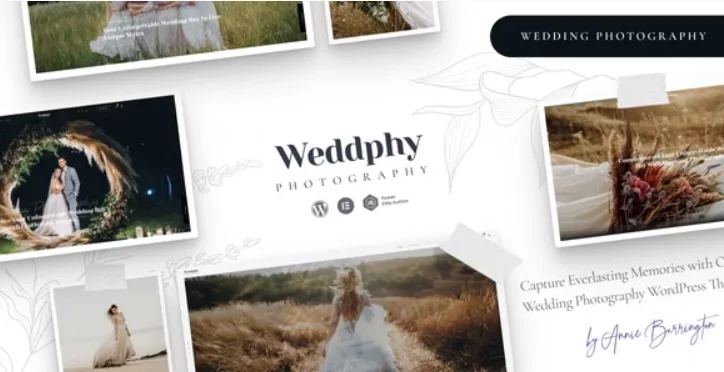 Weddphy – Wedding Photography WordPress Theme