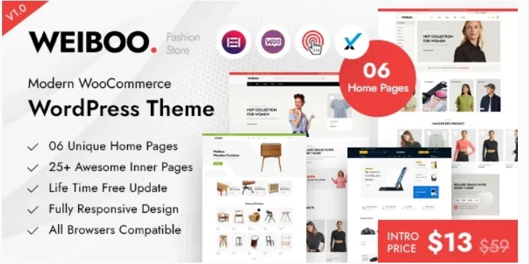 Weiboo – Multipurpose WooCommerce Theme
