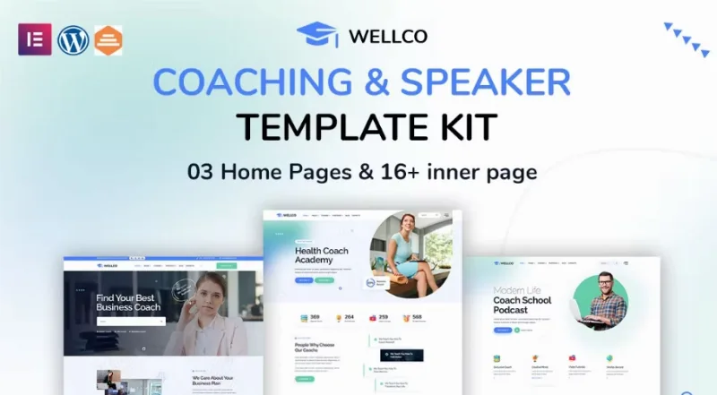 Wellco – Coaching & Speaker Elementor Template