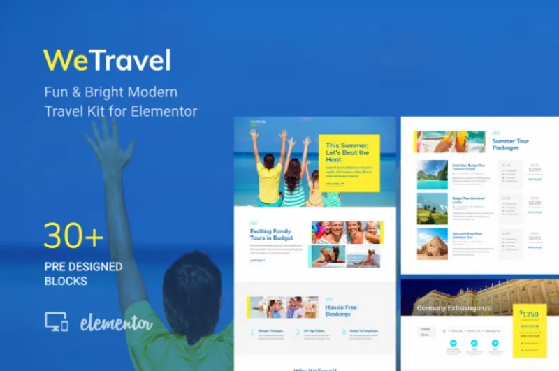 WeTravel – Travel and Tourism Template