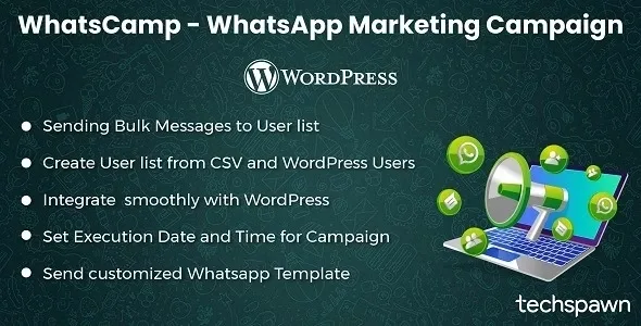 WhatsCamp – WhatsApp Marketing Campaign for WordPress