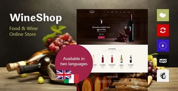 WineShop – Food & Wine Online Store WordPress Theme
