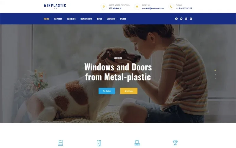 Winplastic – Plastic Windows Installation & Replacement WordPress Theme