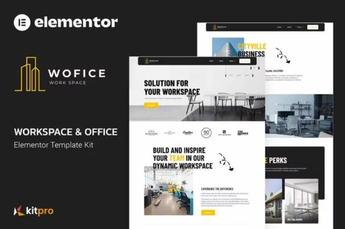 Wofice – Workspace & Office Elementor Template