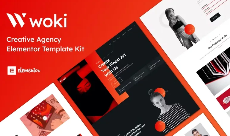 Woki – Creative Agency Elementor Template