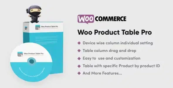 Woo Products Table Pro