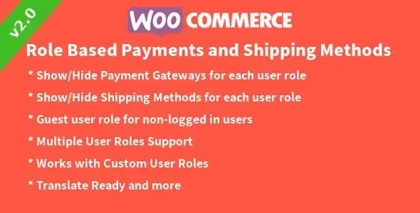 WooCommerce Role Based Payment Shipping Method