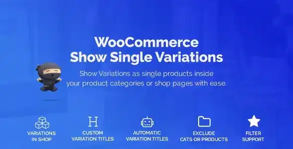 WooCommerce Show Single Variations (iconic)