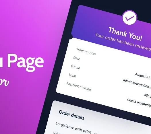 WooCommerce Thank You Pages Pro – PluginRepublic