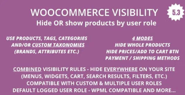 WooCommerce Visibility
