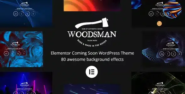 Woodsman Elementor Coming Soon Theme