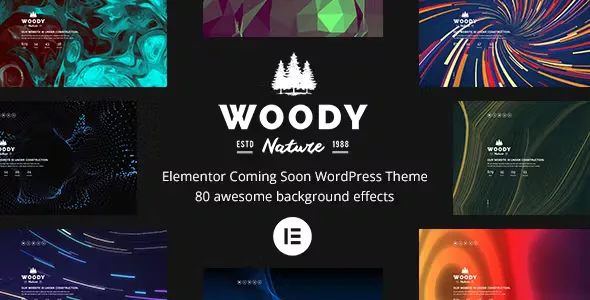 Woody Elementor Coming Soon Theme