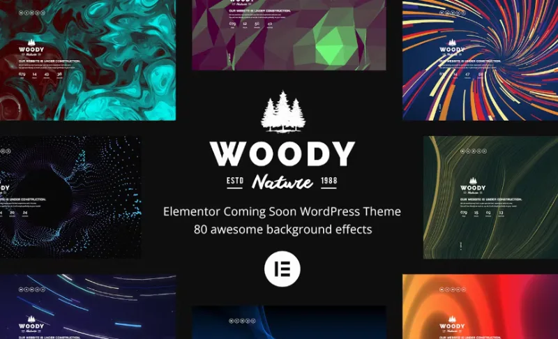 Woody – Elementor Coming Soon WordPress Theme