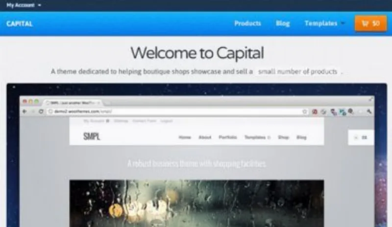 WooThemes Capital Premium Theme