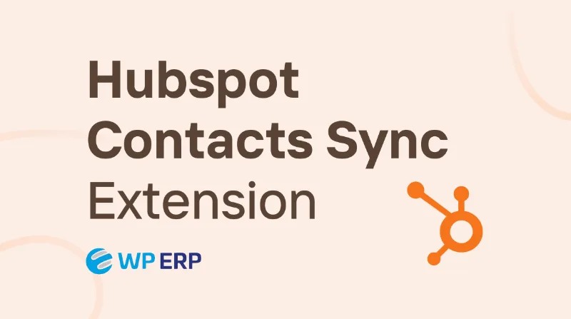 WP ERP Hubspot Contacts Sync