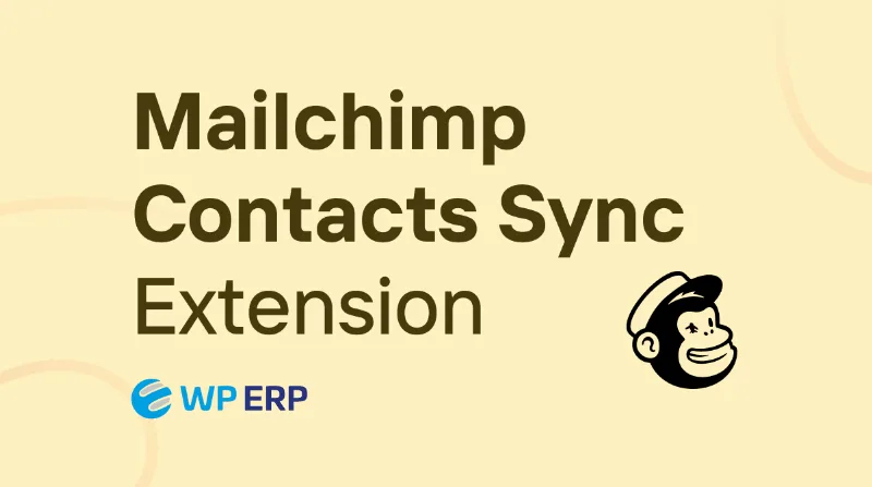 WP ERP Mailchimp Contacts Sync