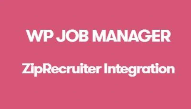 WP Job Manager - ZipRecruiter Integration
