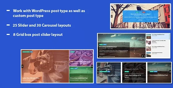 WP Responsive Recent Post Slider Pro