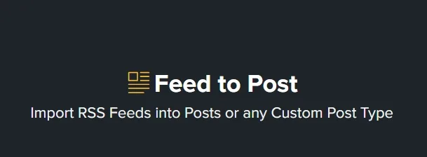 WP RSS Aggregator - Feed to Post