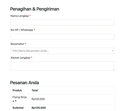 WPBisnis - WooCommerce Indo Ongkir