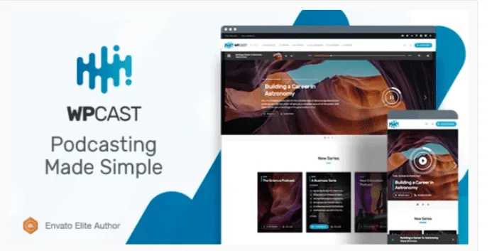 Wpcast – Audio Podcast WordPress Theme