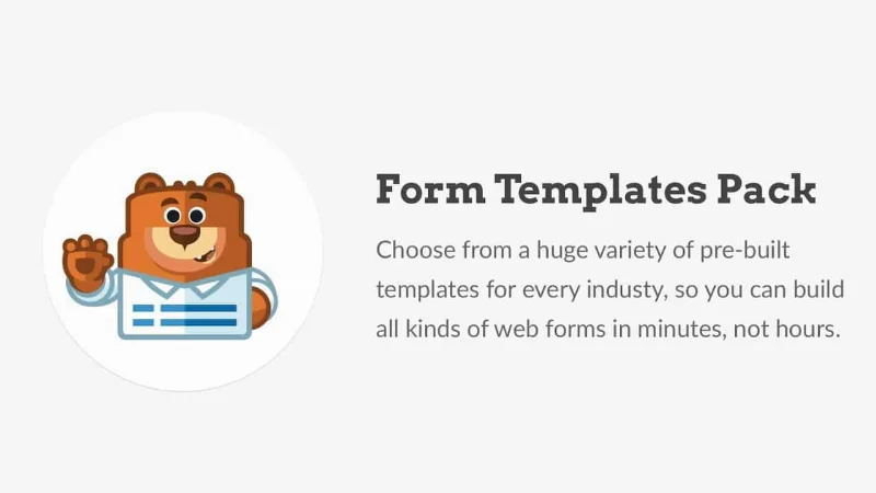 WPForms Form Templates Pack Addon
