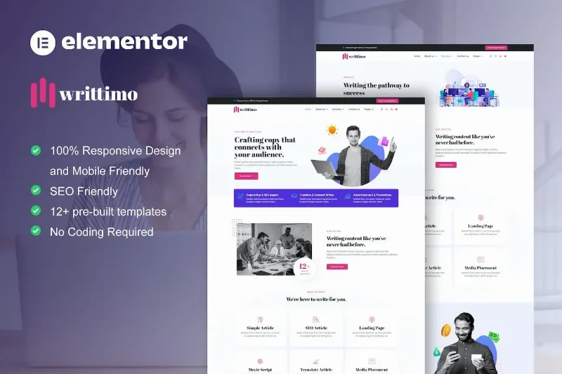 Writtimo – Content Writing Service Agency Elementor