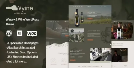 Wyine – Wine Shop Theme