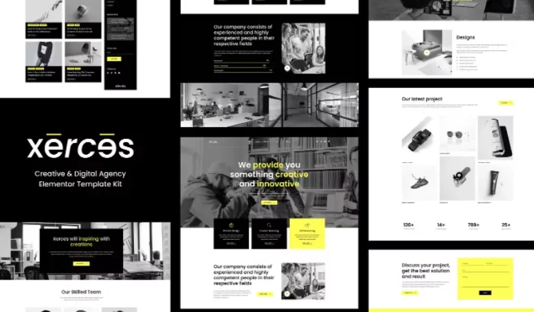 Xerces – Creative & Digital Agency Elementor Template