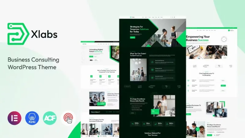 Xlab – Business Consulting WordPress Theme