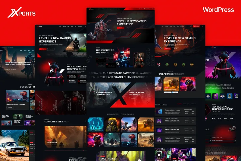 Xports - eSports and Gaming WordPress Theme